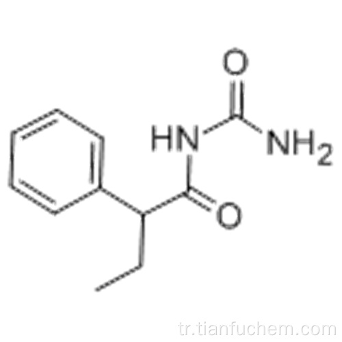 Benzeneacetamid, N- (aminokarbonil) -a-etil-CAS 90-49-3